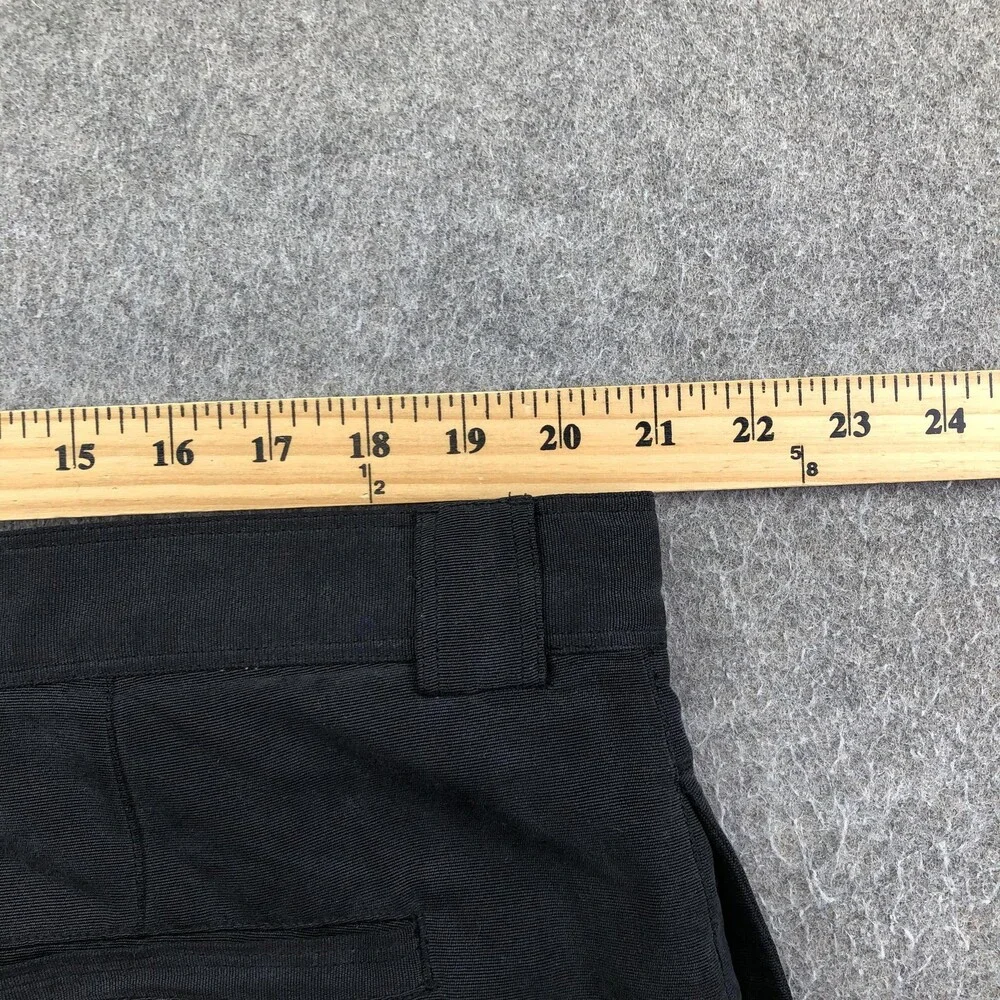 Tommy Bahama Pants Mens 42 Black Silk Dress Pleated Cuffed Straight Relaxed